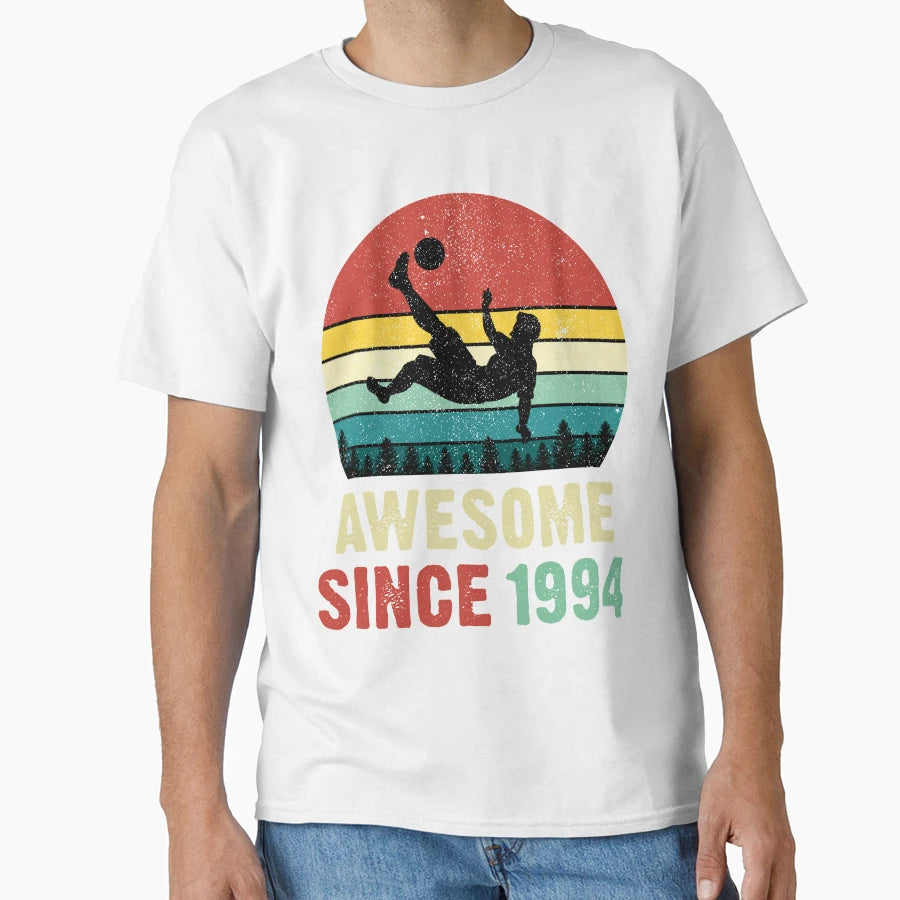 27Th Birthday Soccer Lovers Awesome T-Shirt - Custom Art Print Men Women - T-Shirt, Sweatshirt, Hoodie