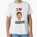 I Love Aaron T-Shirt - Minimalist Print for Adults - T-Shirt, Sweatshirt, Hoodie