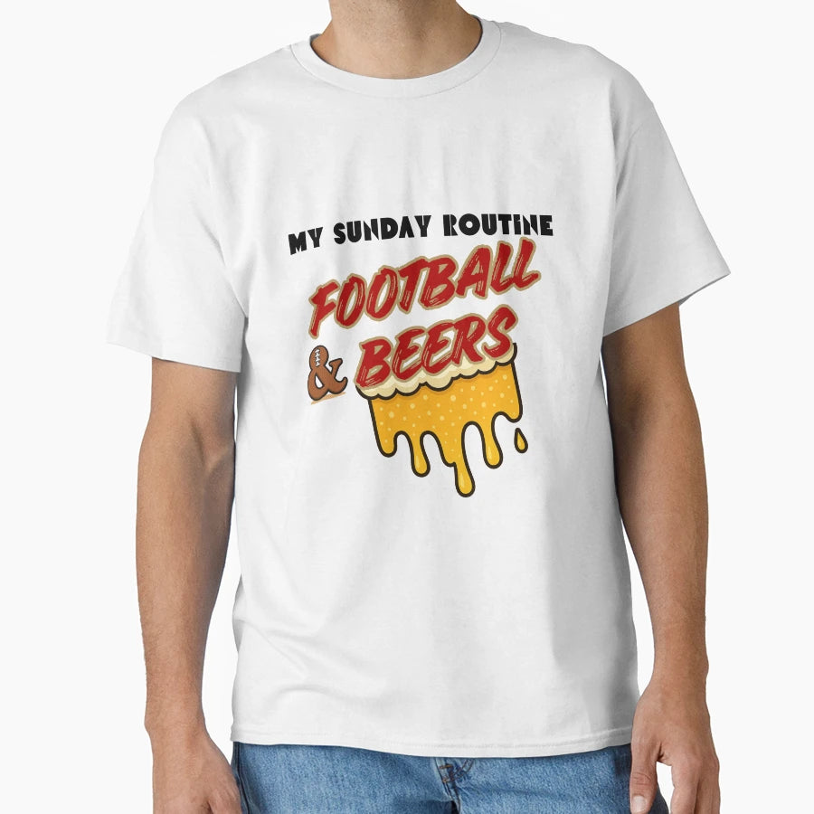 San Francisco 49Ers Sunday Routine T-Shirt - Unique Graphic Men Women - T-Shirt, Sweatshirt, Hoodie