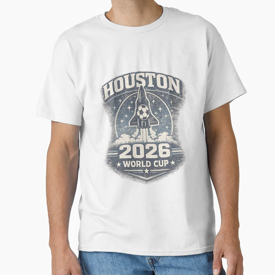 Houston World Cup 2026 Space City T-Shirt - Custom Art Print Men Women - T-Shirt, Sweatshirt, Hoodie