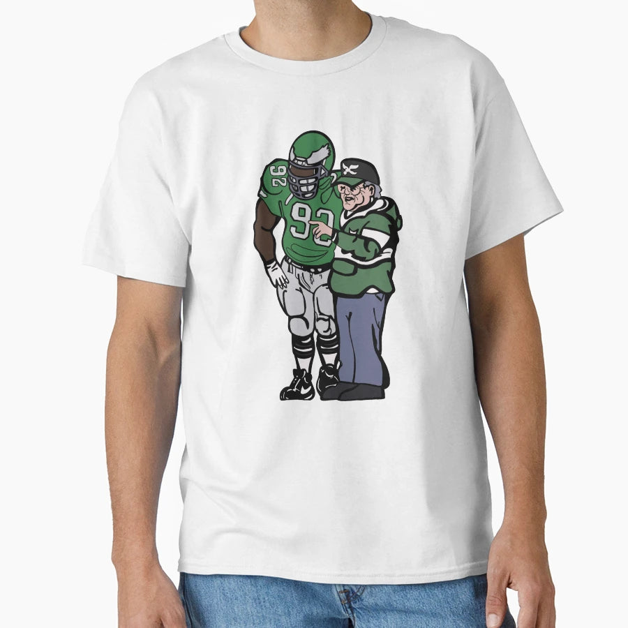 Reggie White Buddy Ryan T-Shirt - Fun Novelty Design for Adults - T-Shirt, Sweatshirt, Hoodie