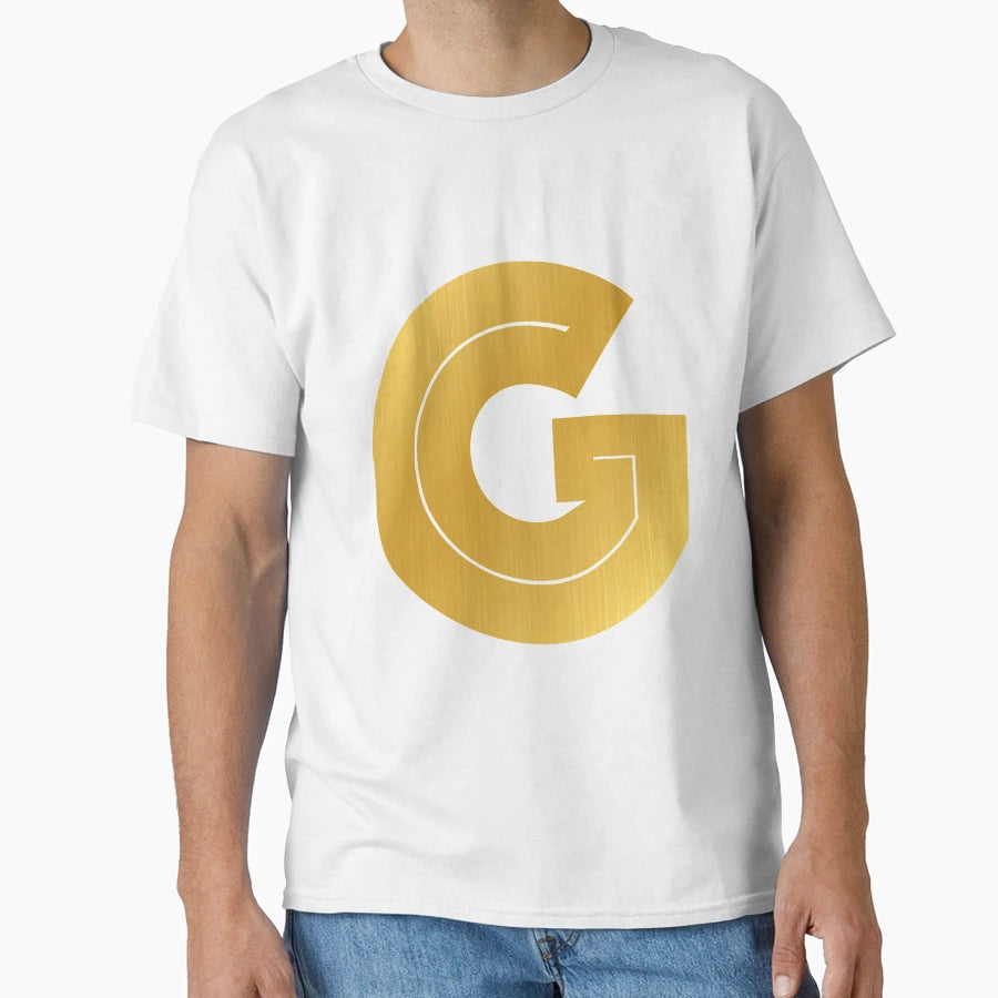 G Letter Golden Initials Serie T-Shirt - Streetwear Style for Adults - T-Shirt, Sweatshirt, Hoodie