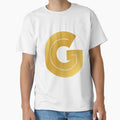 G Letter Golden Initials Serie T-Shirt - Streetwear Style for Adults - T-Shirt, Sweatshirt, Hoodie