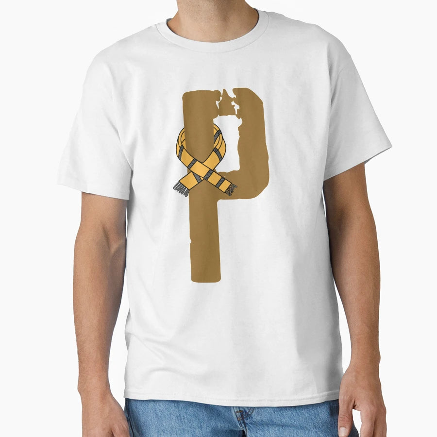 P Letter Magic School Team Badger T-Shirt - Graphic Print for Adults - T-Shirt, Sweatshirt, Hoodie