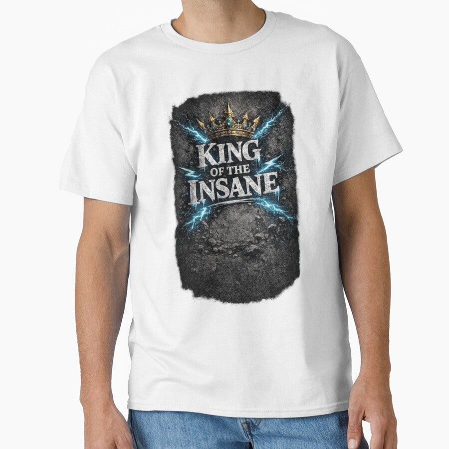 King Of Insane Dark Streetwear Psycho Rebel Graphic - Adult & Kids T-Shirts, Sweatshirts & Hoodies apparel design preview 1