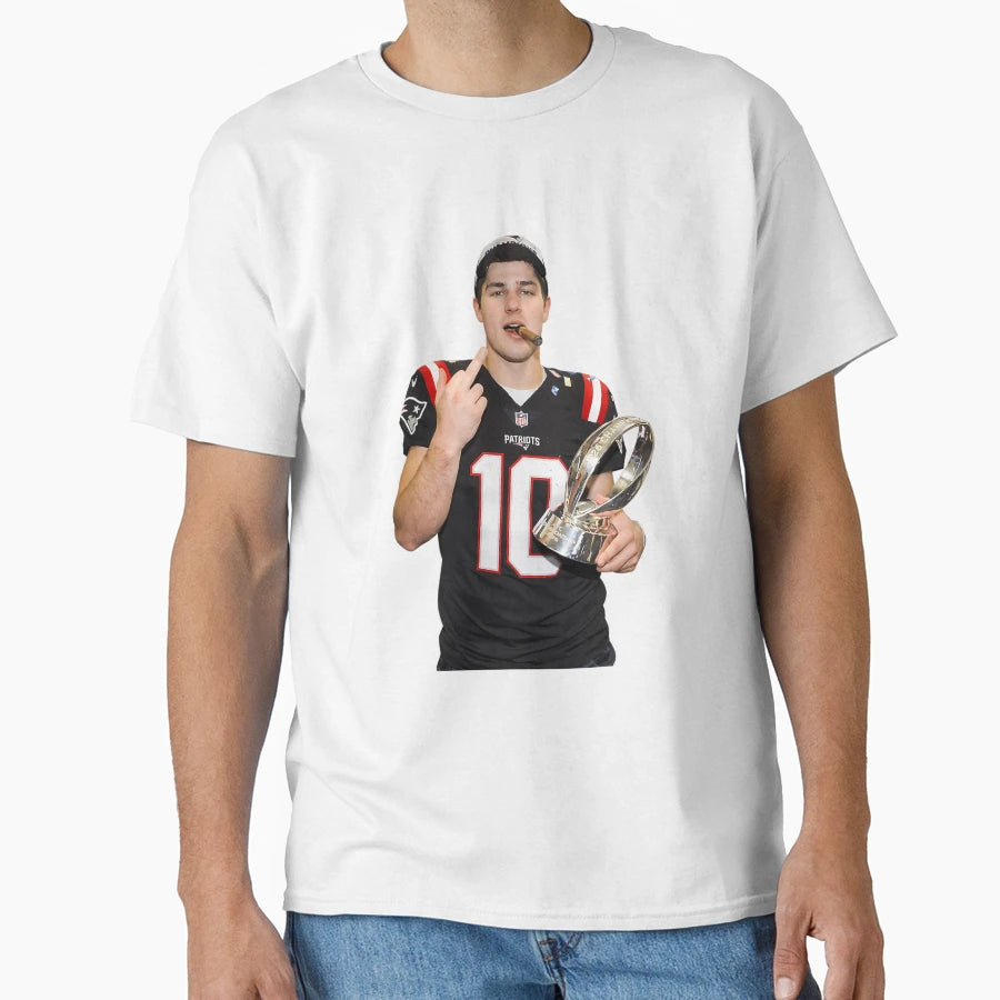 Drake Maye Maye 10 New England T-Shirt - Casual Everyday Wear Men Women - T-Shirt, Sweatshirt, Hoodie