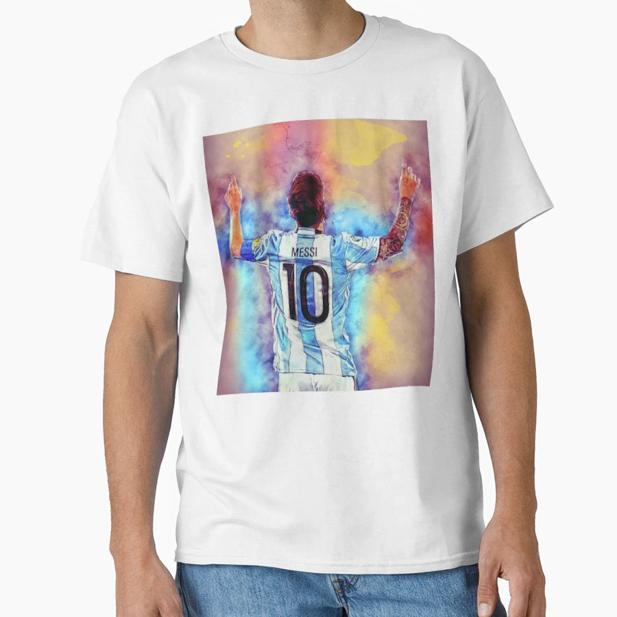 Lionel Messi 10 T-Shirt - Custom Art Print for Adults - T-Shirt, Sweatshirt, Hoodie