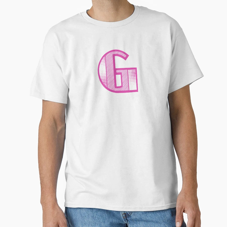 Modern Monogram Initial Letter G T-Shirt - Custom Art Print for Adults - T-Shirt, Sweatshirt, Hoodie