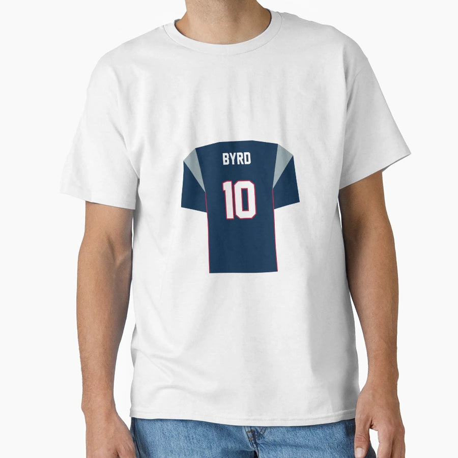 Damiere Byrd Patriots Jersey T-Shirt - Unique Graphic for Adults - T-Shirt, Sweatshirt, Hoodie