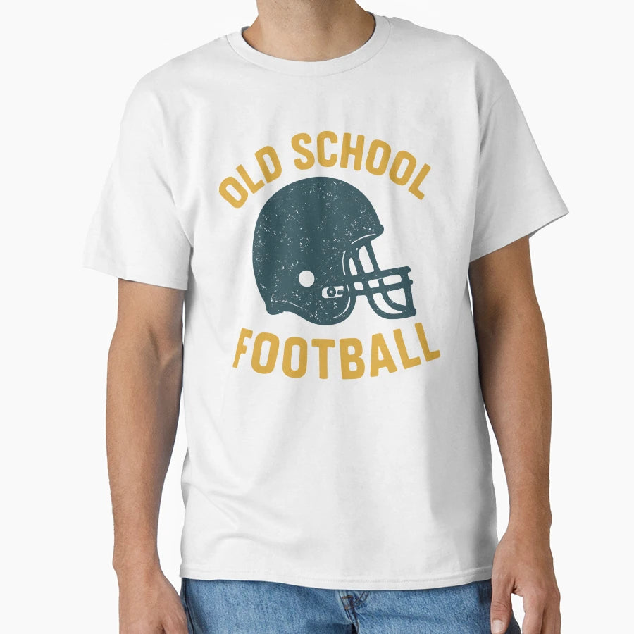 Old School Football Fans T-Shirt - Fun Novelty Design Men Women - T-Shirt, Sweatshirt, Hoodie