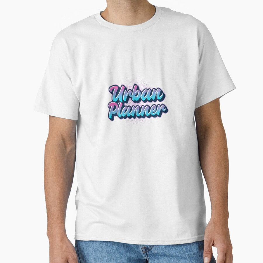 Urban Planner Spray Paint Design by CJacobsDesigns - Adult & Kids T-Shirts, Sweatshirts & Hoodies apparel design preview 1