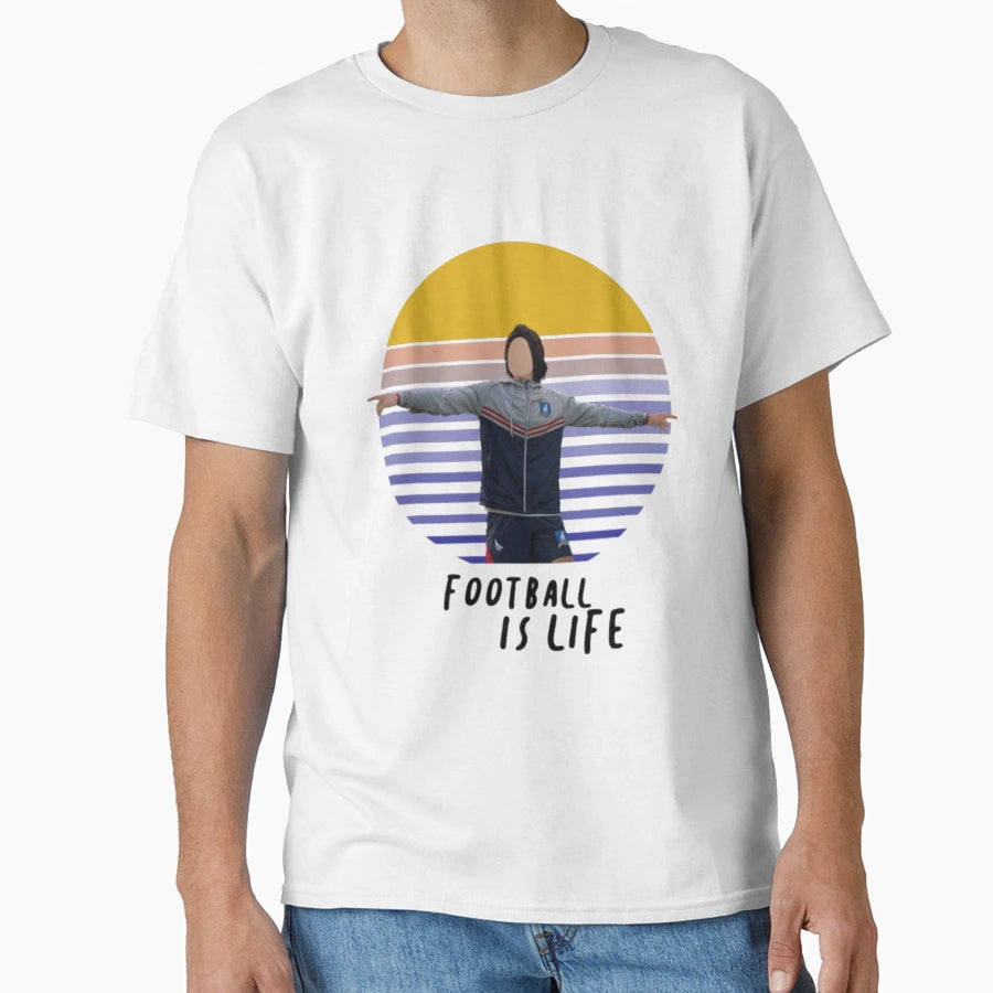 Football Is Life Sunset T-Shirt - Unique Graphic Unisex - T-Shirt, Sweatshirt, Hoodie
