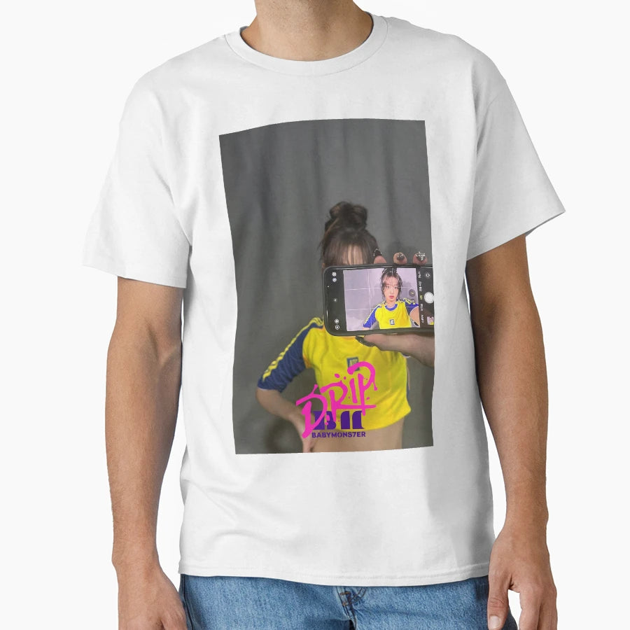 Babymonster Drip Clik Clak Ahyeon T-Shirt - Graphic Print Men Women - T-Shirt, Sweatshirt, Hoodie