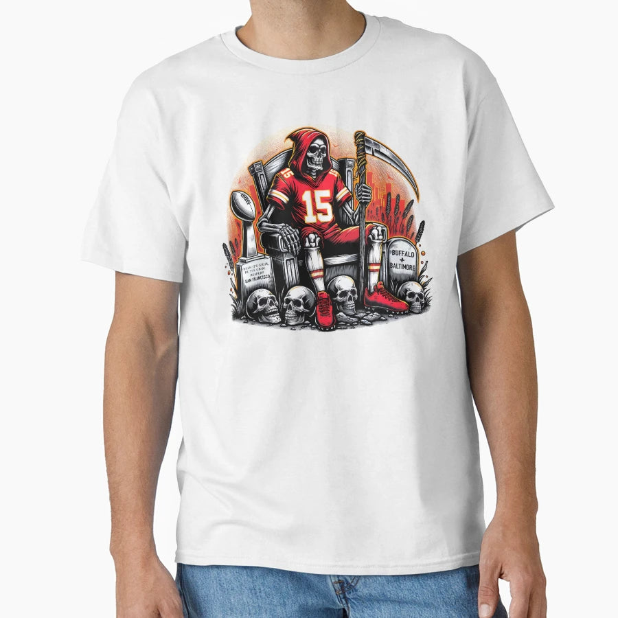 Big Game Reaper T-Shirt - Minimalist Print Men Women - T-Shirt, Sweatshirt, Hoodie