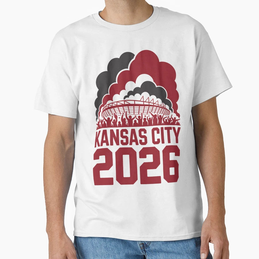 Kansas City 2026 Arrowhead Stadium Football T-Shirt - Graphic Print Unisex - T-Shirt, Sweatshirt, Hoodie