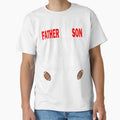 Born To Play Football Forced To Work T-Shirt - Graphic Print for Adults - T-Shirt, Sweatshirt, Hoodie
