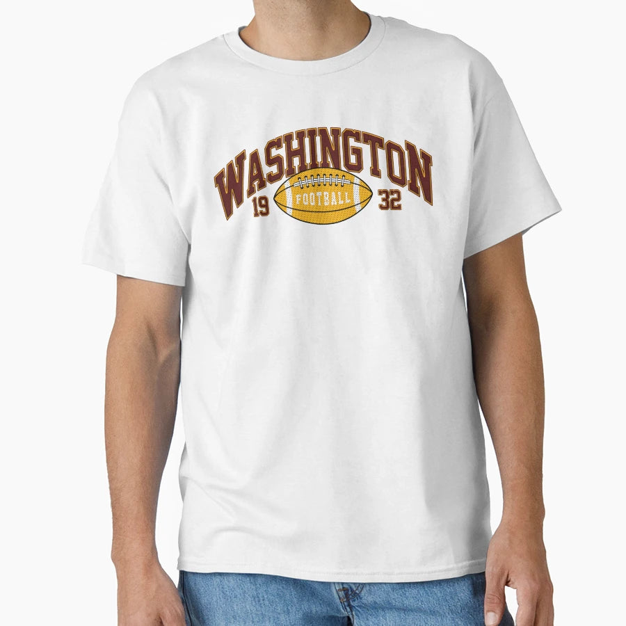 Washington Football Varsity T-Shirt - Graphic Print Men Women - T-Shirt, Sweatshirt, Hoodie