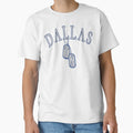 Dallas Tx Dog Tag T-Shirt - Custom Art Print Unisex - T-Shirt, Sweatshirt, Hoodie