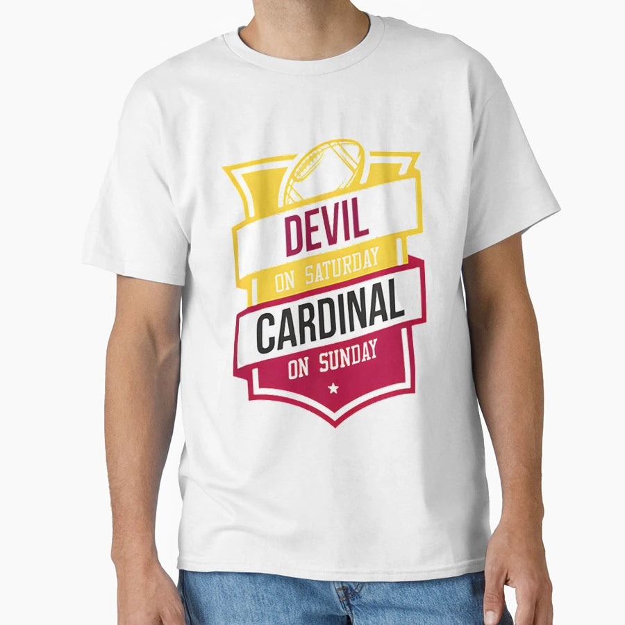 Devil Saturday T-Shirt - Custom Art Print Unisex - T-Shirt, Sweatshirt, Hoodie