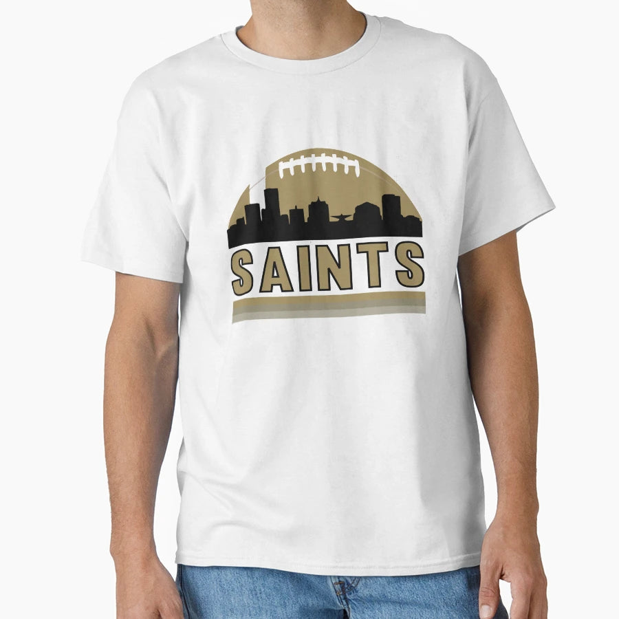 New Orleans Football Skyline T-Shirt - Graphic Print for Adults - T-Shirt, Sweatshirt, Hoodie