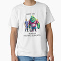 Cartoon Great Dad Monster Football T-Shirt - Unique Graphic Men Women - T-Shirt, Sweatshirt, Hoodie