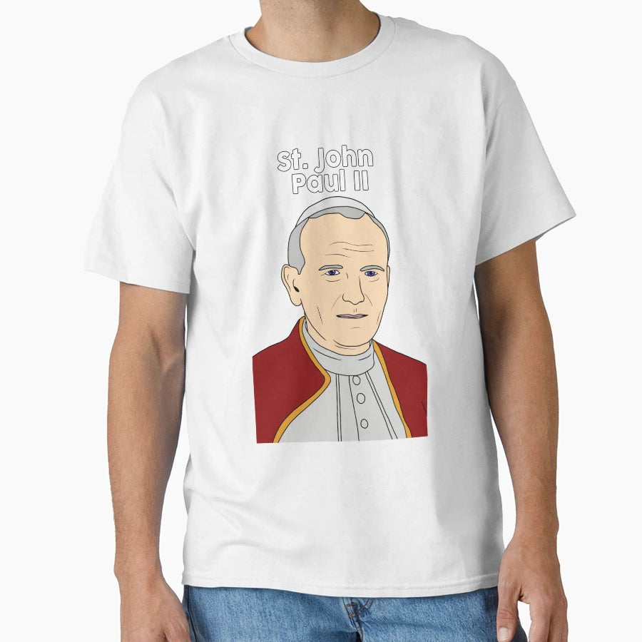 Saint John Paul Ii T-Shirt - Trendy Graphic Unisex - T-Shirt, Sweatshirt, Hoodie