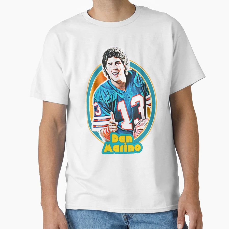 Dan Marino 80S Football T-Shirt - Minimalist Print Unisex - T-Shirt, Sweatshirt, Hoodie