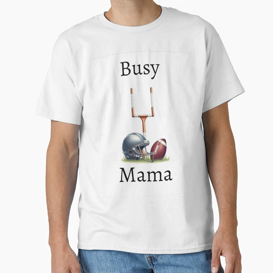 Football Mom Frenzy Bold Devoted T-Shirt - Casual Everyday Wear Men Women - T-Shirt, Sweatshirt, Hoodie