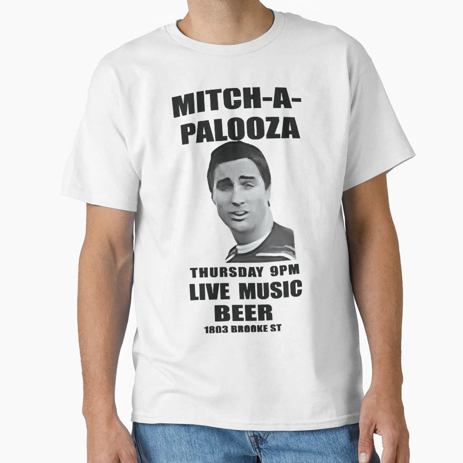 Mitch Palooza T-Shirt - Minimalist Print for Adults - T-Shirt, Sweatshirt, Hoodie