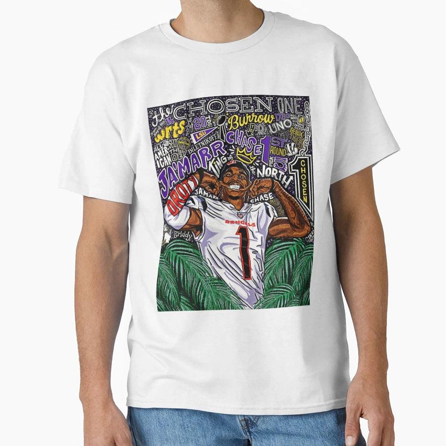 Jamarr Chase T-Shirt - Casual Everyday Wear for Adults - T-Shirt, Sweatshirt, Hoodie