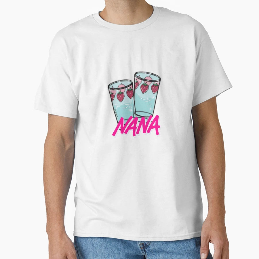 Nana Strawberry Glasses T-Shirt - Streetwear Style Unisex - T-Shirt, Sweatshirt, Hoodie