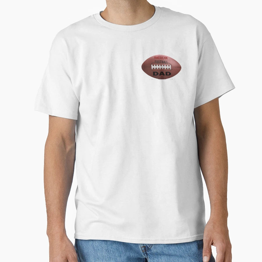 Best American Football Dad Football T-Shirt - Trendy Graphic Men Women - T-Shirt, Sweatshirt, Hoodie