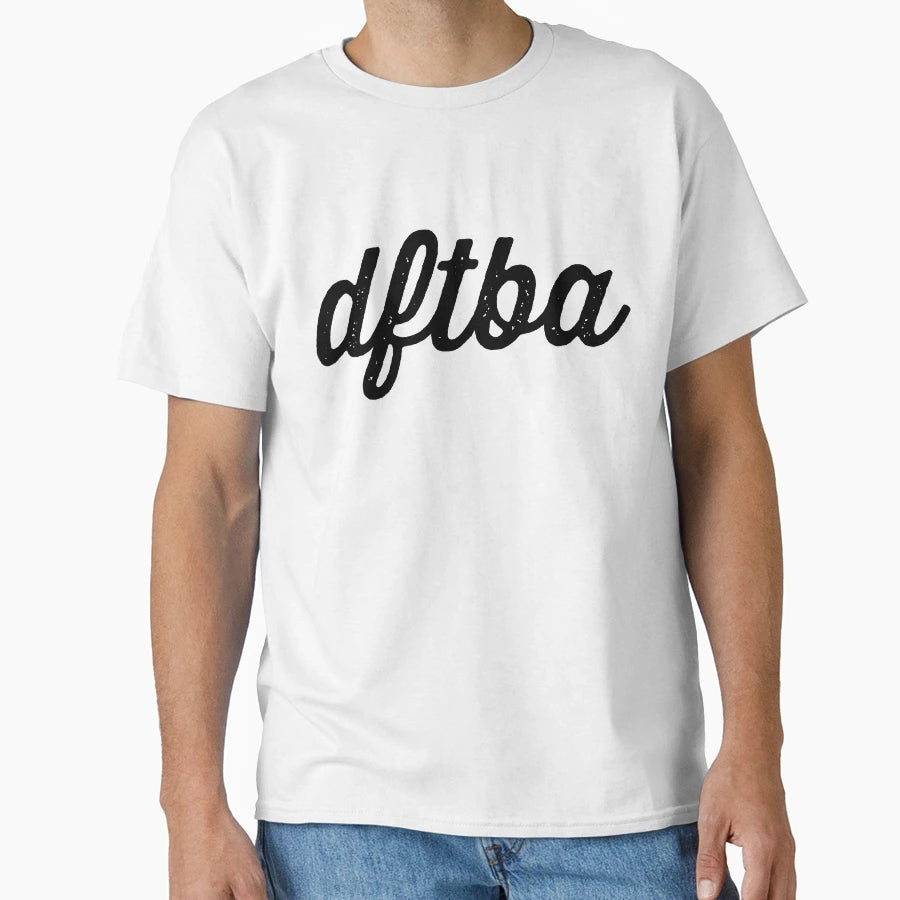 Dftba Textured T-Shirt - Trendy Graphic for Adults - T-Shirt, Sweatshirt, Hoodie