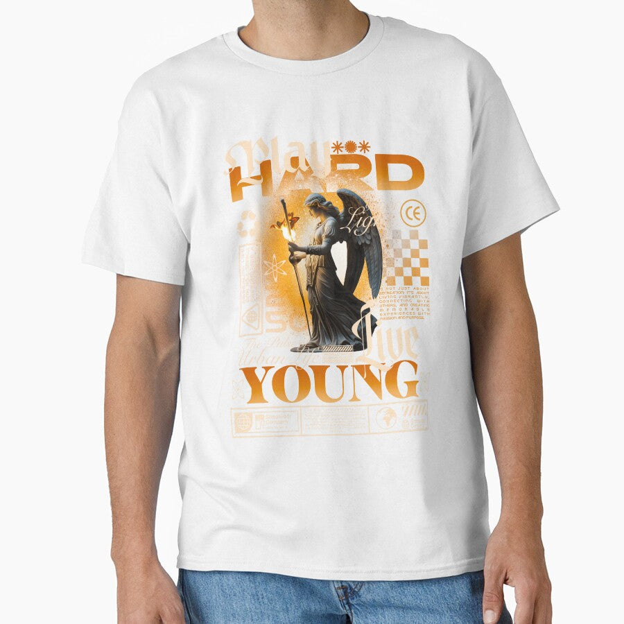 Play Hard Live Young Angel God of Light by - Adult & Kids T-Shirts, Sweatshirts & Hoodies apparel design preview 1