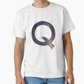 Alphabet And Galaxy Letter Q T-Shirt - Unique Graphic Men Women - T-Shirt, Sweatshirt, Hoodie