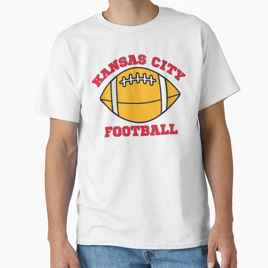 Kansas City Kc Football T-Shirt - Trendy Graphic for Adults - T-Shirt, Sweatshirt, Hoodie