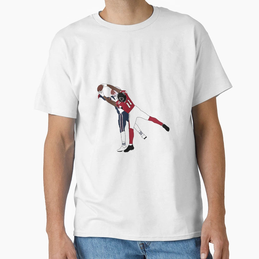 Atlanta Falcons Julio Jones T-Shirt - Custom Art Print Men Women - T-Shirt, Sweatshirt, Hoodie