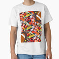 Football Game Patterns T-Shirt - Streetwear Style Men Women - T-Shirt, Sweatshirt, Hoodie