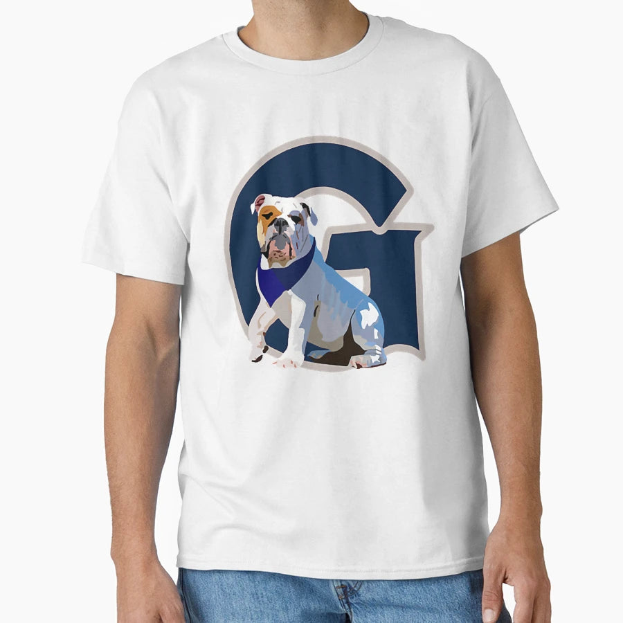 Georgetown Bulldog T-Shirt - Streetwear Style for Adults - T-Shirt, Sweatshirt, Hoodie