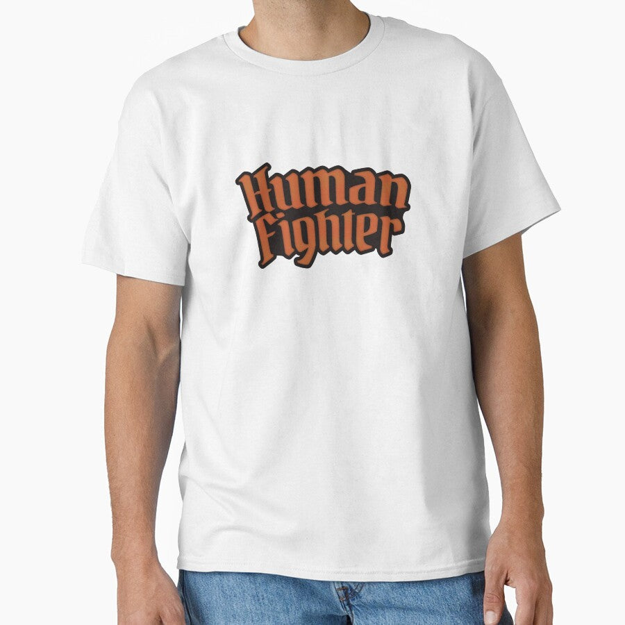 Human Fighter Emblem by ttrpgist - Adult & Kids T-Shirts, Sweatshirts & Hoodies apparel design preview 1