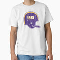 Minnesota Vikings Year Founded Helmet T-Shirt - Unique Graphic Men Women - T-Shirt, Sweatshirt, Hoodie