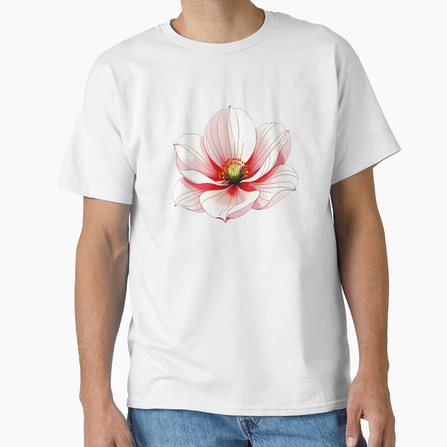 Plain-background Stylised Orchid by DesignedOutside - Adult & Kids T-Shirts, Sweatshirts & Hoodies apparel design preview 1