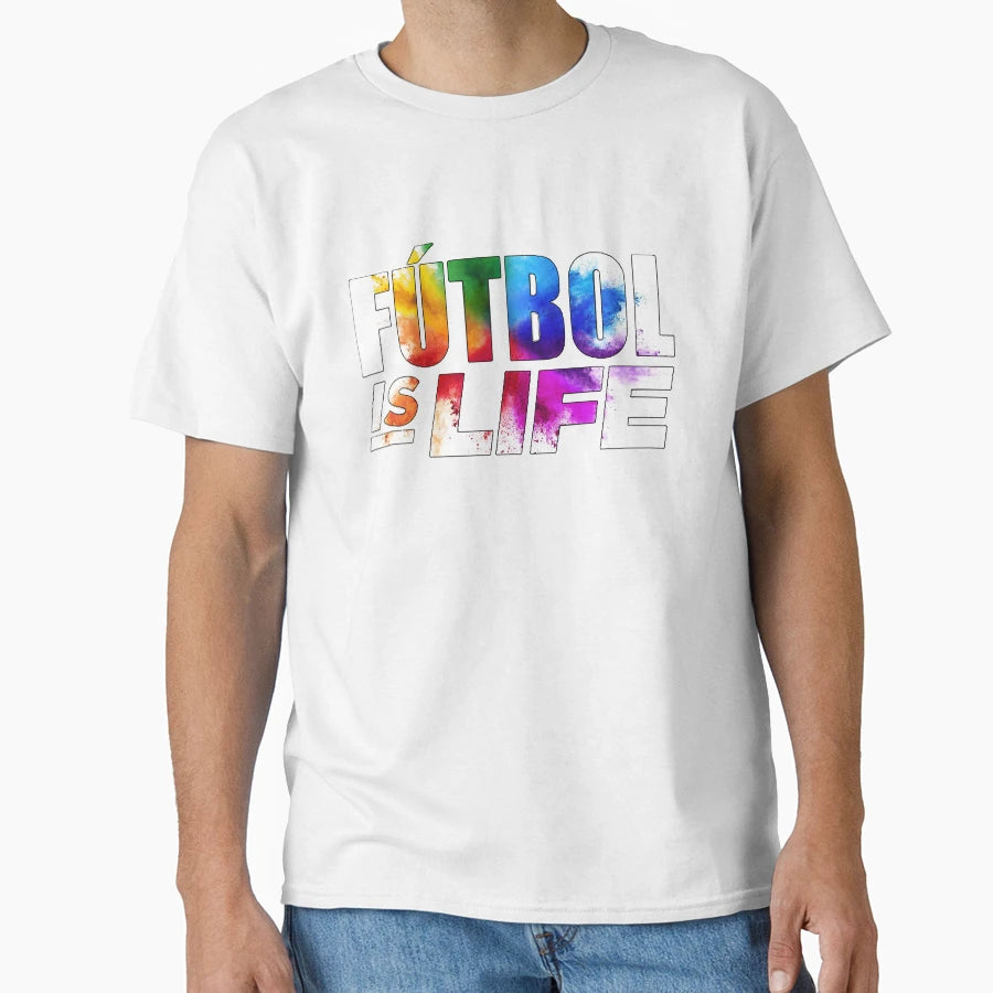 Logo Proud Futbol Is Life Gift T-Shirt - Fun Novelty Design Unisex - T-Shirt, Sweatshirt, Hoodie