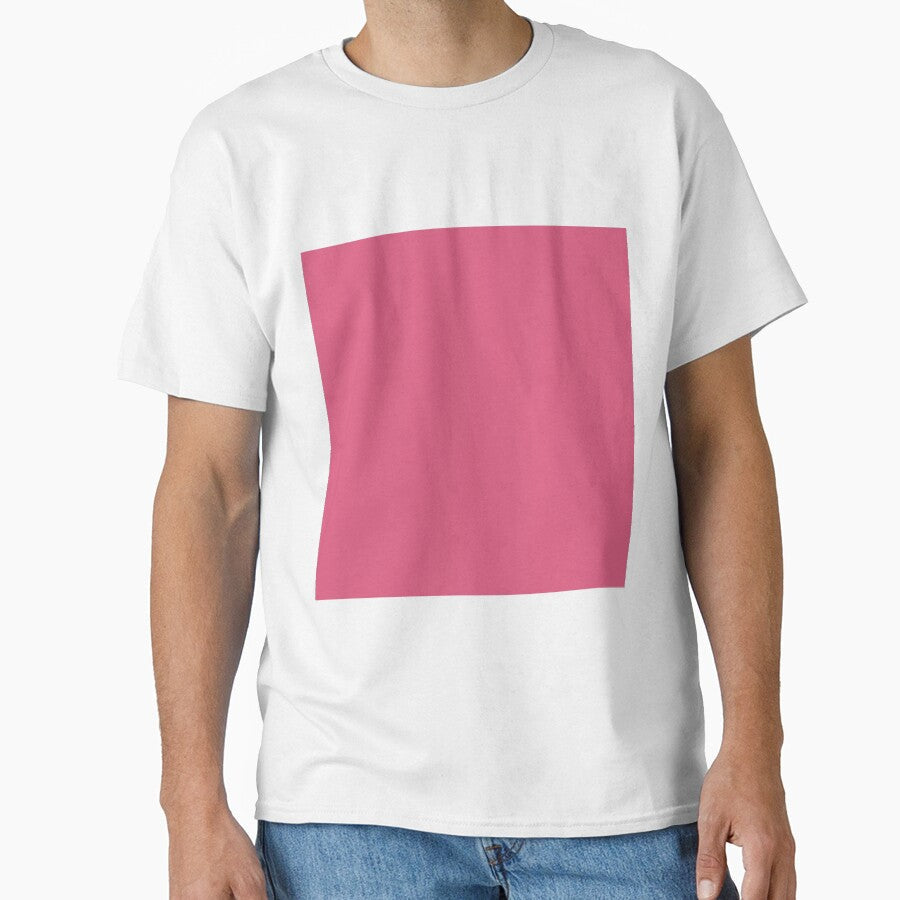 Plain Solid Color Peach Pink Vivid Magenta (C10 M80 - Adult & Kids T-Shirts, Sweatshirts & Hoodies apparel design preview 1
