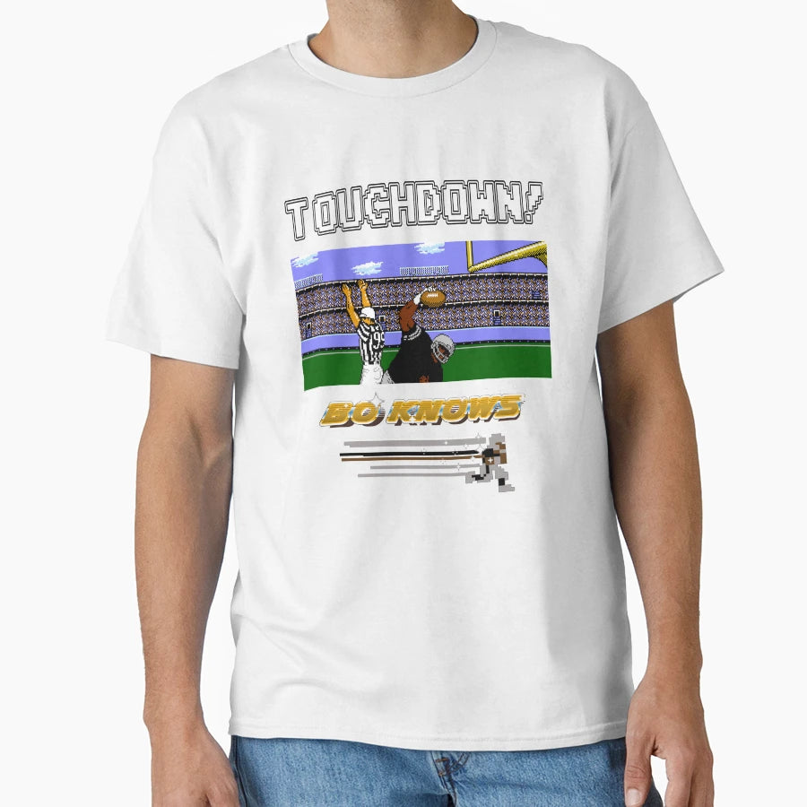 Bo Knows Deluxe T-Shirt - Graphic Print Unisex - T-Shirt, Sweatshirt, Hoodie