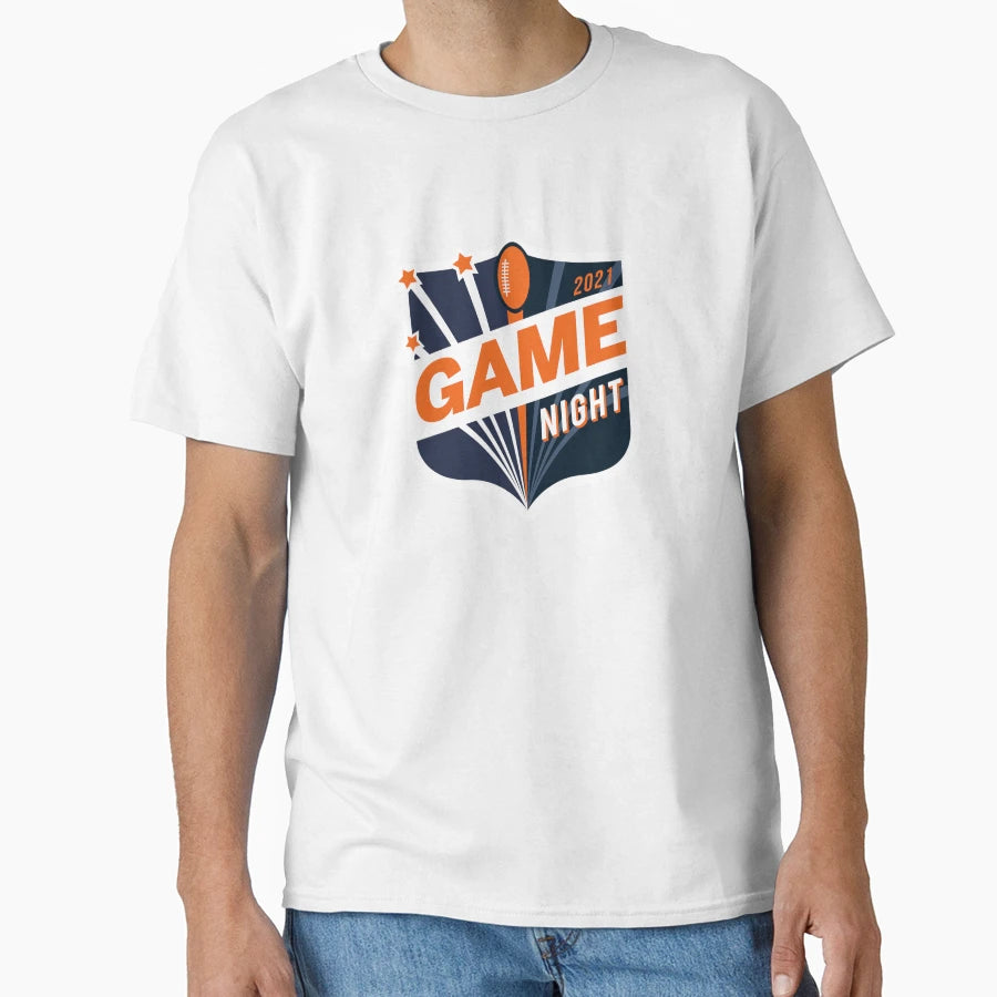 Game Night 2021 Shield Badge Sports T-Shirt - Custom Art Print Unisex - T-Shirt, Sweatshirt, Hoodie