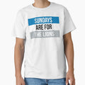 Sundays Are Detroit Lions T-Shirt - Custom Art Print Unisex - T-Shirt, Sweatshirt, Hoodie