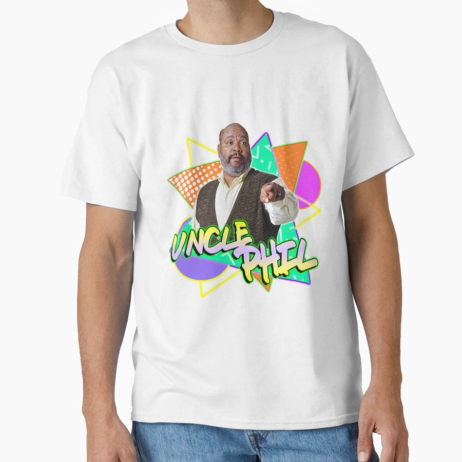 Uncle Phil Fresh Prince 90S Fan Art T-Shirt - Minimalist Print for Adults - T-Shirt, Sweatshirt, Hoodie