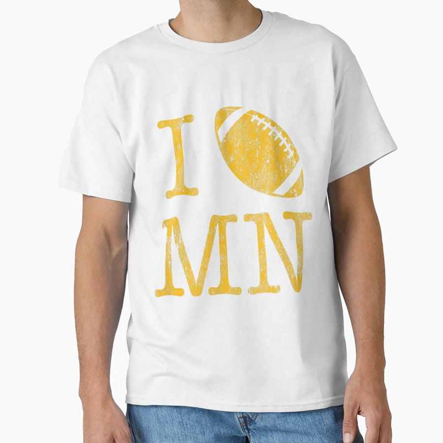 Sunday Funday I Love Minnesota Football T-Shirt - Unique Graphic for Adults - T-Shirt, Sweatshirt, Hoodie