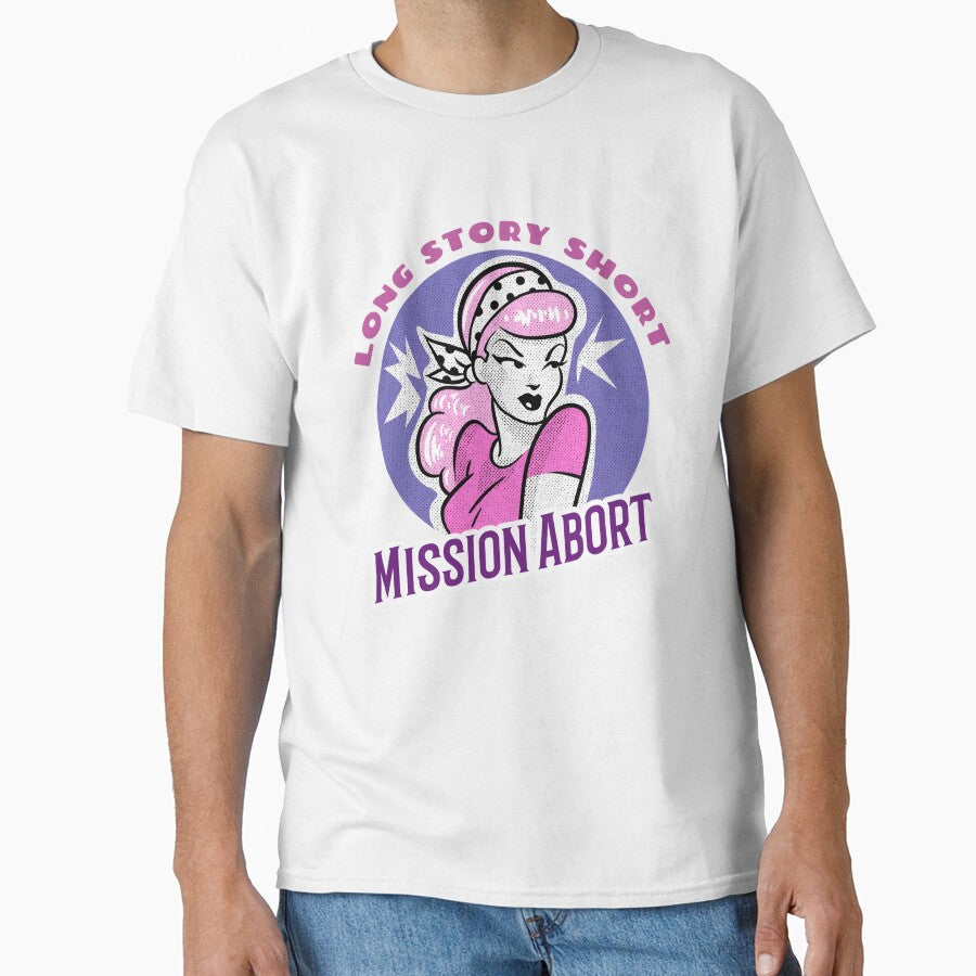 Long Story Short Mission Abort by GrumpyFella - Adult & Kids T-Shirts, Sweatshirts & Hoodies apparel design preview 1